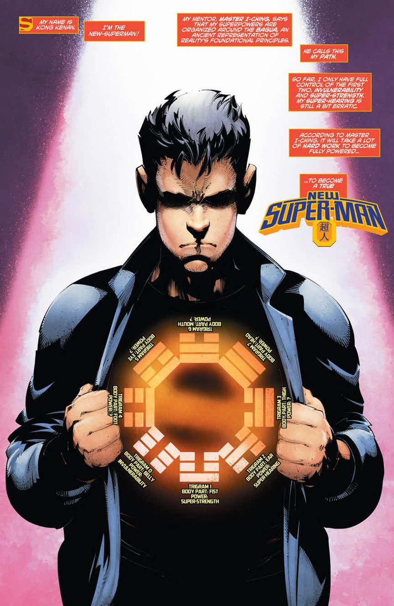 New Super-Man #9 art by Viktor Bogdanovic, Jonathan Glapion, and Mike Spicer